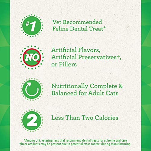 Greenies Adult Natural Dental Care Cat Treats, Salmon - Image 3