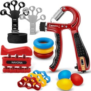 Navona Grip Strength Trainer Kit, Hand Gripper
