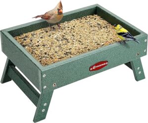 Kingsyard Ground Bird Feeder – Recycled Plastic Platform