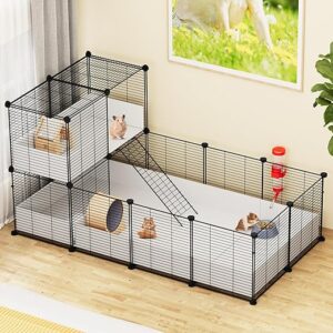 YITAHOME Guinea Pig Cage With Plastic Liner