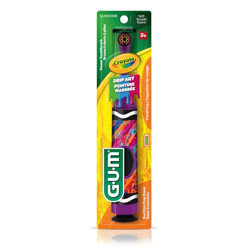 GUM Crayola Kids Power Toothbrush, Extra Soft - Image 4