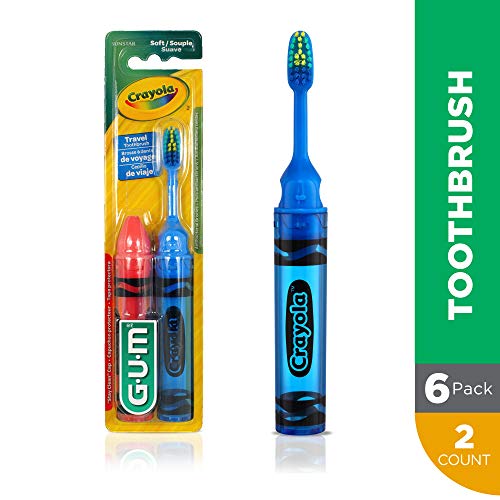 GUM Kids' Travel Toothbrush, Soft, Ages 4+ - Image 2