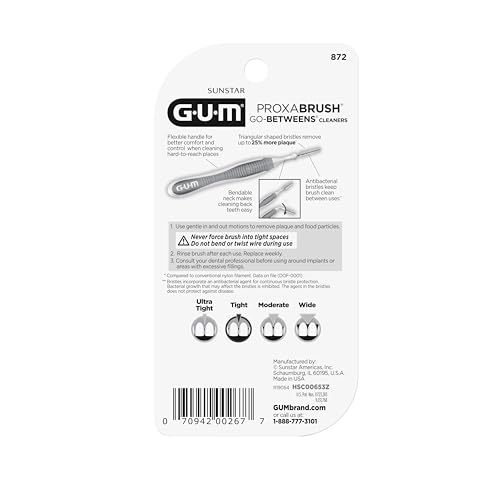 GUM Proxabrush Interdental Brushes - Tight, 10ct (4pk) - Image 3