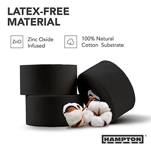 Hampton Adams 3-Pack Black Athletic Sports Tape - Image 5