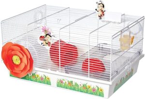 MidWest Homes for Pets Hamster Cage Lovely Ladybug Theme