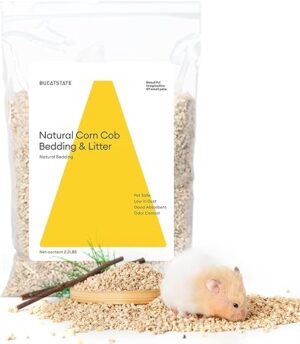 BUCATSTATE Hamster Corn Cob Bedding & Litter 1KG