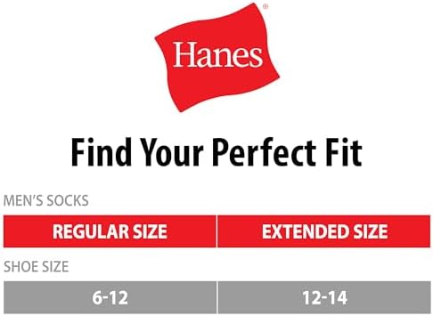 Hanes Men's Double Tough Crew Socks, 12-Pack - Image 5