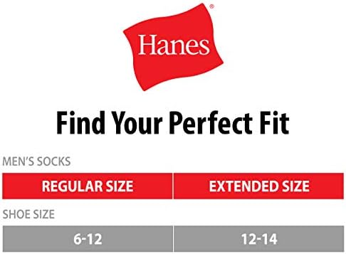 Hanes Men's X-Temp Cushioned Crew Socks, 12-Pack - Image 5