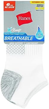 Hanes Women's Lightweight Breathable No Show Socks - Image 3