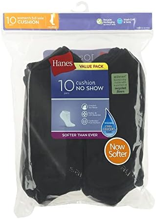 Hanes Women's No Show Moisture-Wicking Socks - Image 4