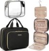 BAGSMART Hanging Travel Makeup Organizer With TSA Bag