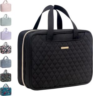 Everfun Hanging Travel Toiletry Bag With Leakproof Compartment
