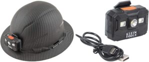 Klein Tools Hard Hat With Rechargeable LED Headlamp