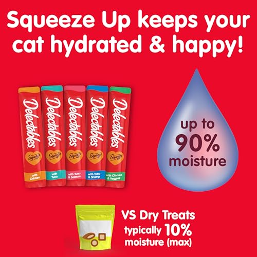 Hartz Delectables Squeeze Up Lickable Cat Treats, Chicken & Tuna - Image 2