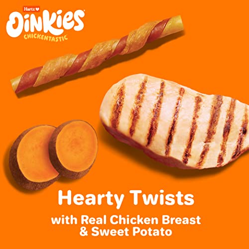 Hartz Oinkies Chickentastic Hearty Twists Dog Treats - Image 3