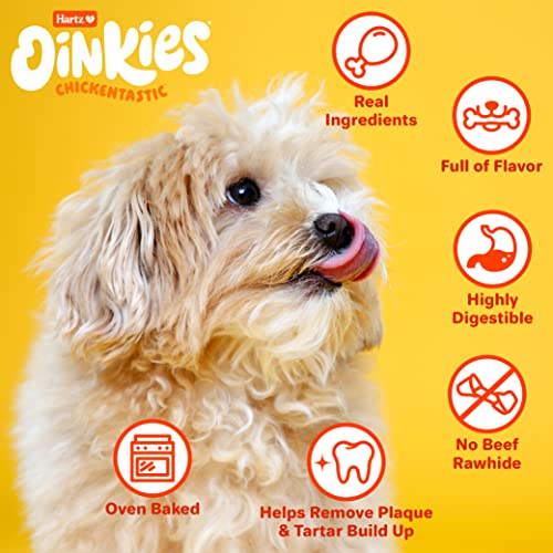 Hartz Oinkies Chickentastic Hearty Twists Dog Treats - Image 4