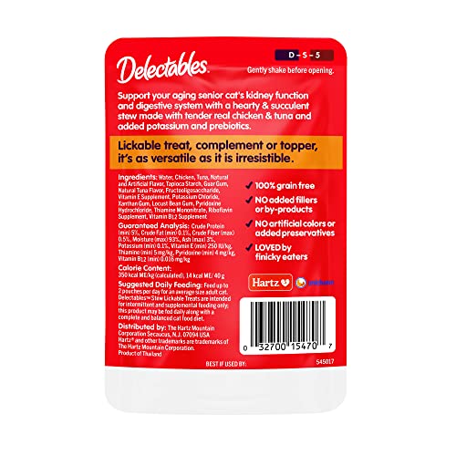 Hartz Stew Senior Lickable Cat Treats, Chicken & Tuna - Image 5