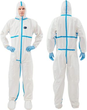 V VICOGARD Hazmat Suits, 10 Colors Disposable Coveralls