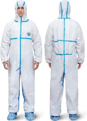 Medtecs Hazmat Suits - Disposable Medical PPE Coveralls
