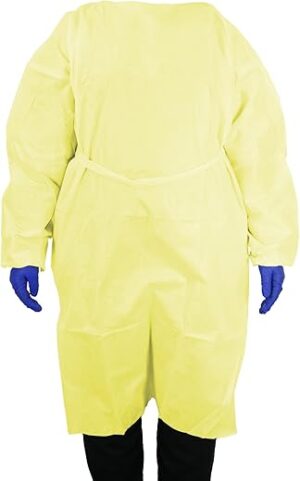 HCS MEDICAL SOLUTIONS HCS X-Large Isolation Gowns, Yellow