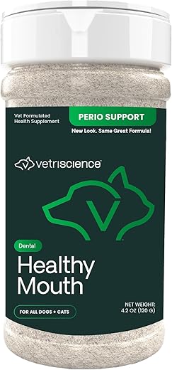 VETRISCIENCE Healthy Mouth Dog Dental Powder