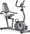Sunny Health & Fitness Heavy-Duty Recumbent Smart Bike, Wide Seat