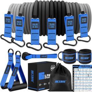 BesBiu Heavy Exercise Resistance Bands Set 300lbs