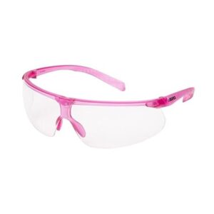 Delta Plus Helium Safety Glass, Clear/Pink WELSG62CAFPINK