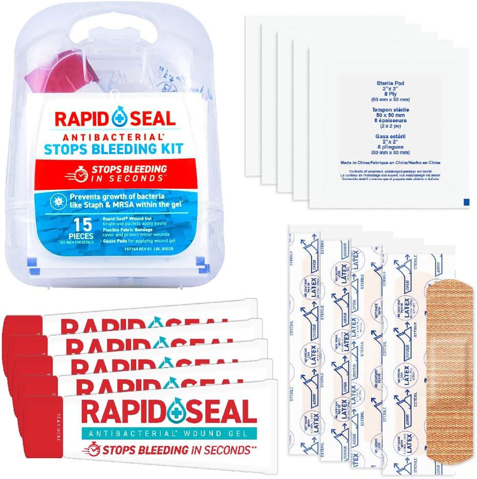 Rapid-Seal Hemostatic First Aid Wound Care Kit