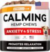 STRELLALAB Hemp Calming Chews For Dogs Anxiety Relief