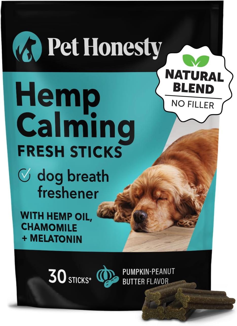 Pet Honesty Hemp Calming Dental Sticks For Dogs