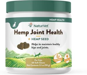 NaturVet Hemp Joint Health Soft Chews for Cats
