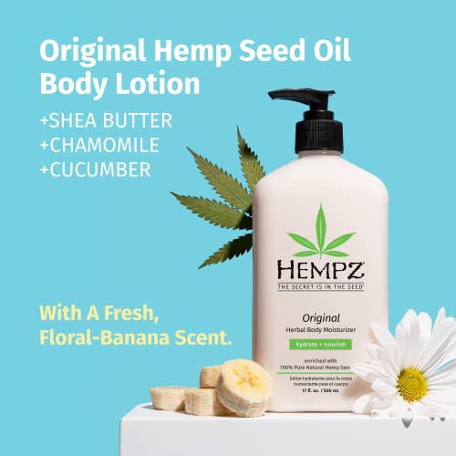 Hempz Original Hemp Seed Oil Moisturizer, 17 Fl. Oz - Image 4