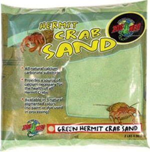 Zoo Med Hermit Crab Sand, 2 lb, Green