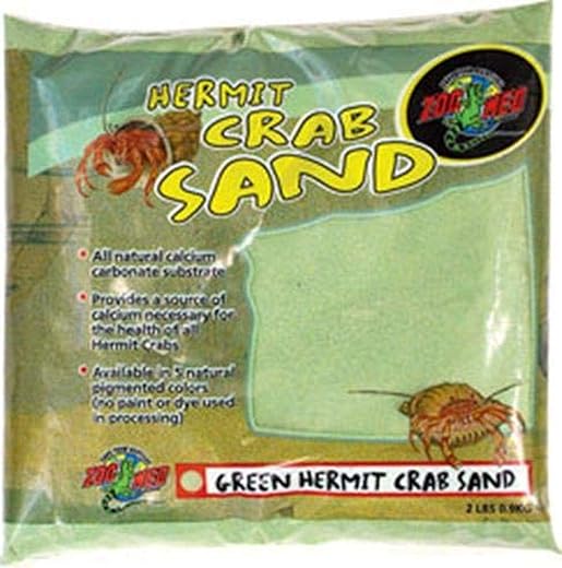 Zoo Med Hermit Crab Sand, 2 lb, Green