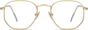 SOJOS Hexagonal Blue Light Blocking Glasses SJ5036