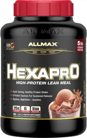 ALLMAX Nutrition Hexapro Chocolate 5 Lb – 25g Protein