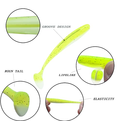 HEXJOZEI Soft Fishing Lures Kit, 100PCS/50PCS - Image 4