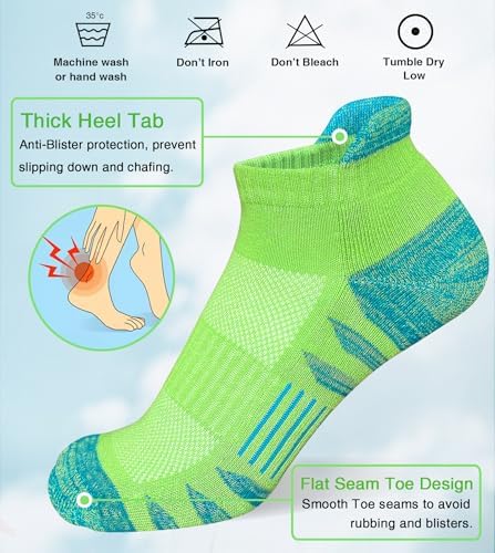 Heyoboy Women's Anti-Blister Athletic Running Socks - Image 3