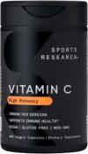 Sports Research High Potency Vitamin C Supplement Capsules