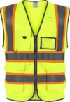 SHORFUNE High Visibility Safety Vest With Pockets