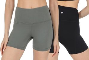 90 Degree By Reflex High Waist Power Flex Yoga Shorts