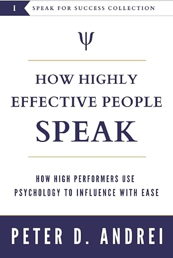 Highly Effective People: Speaking Techniques