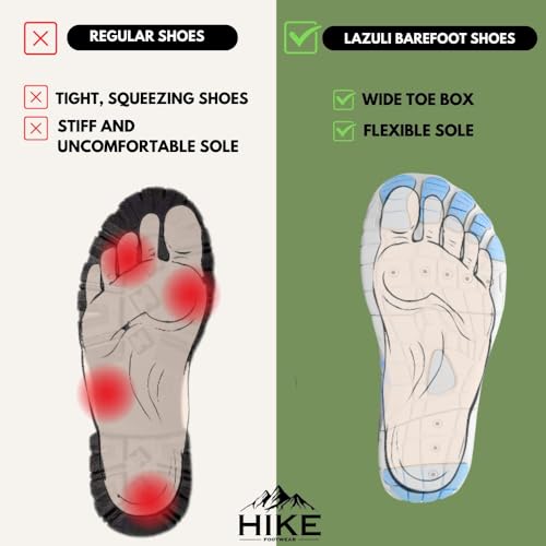 Hike Footwear Wide Toe Box Non-Slip Waterproof Barefoot Shoes - Image 5
