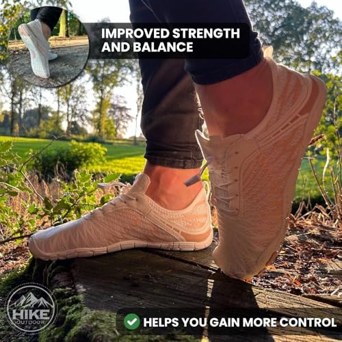 Hike Footwear Wide Toe Box Non-Slip Waterproof Barefoot Shoes - Image 3