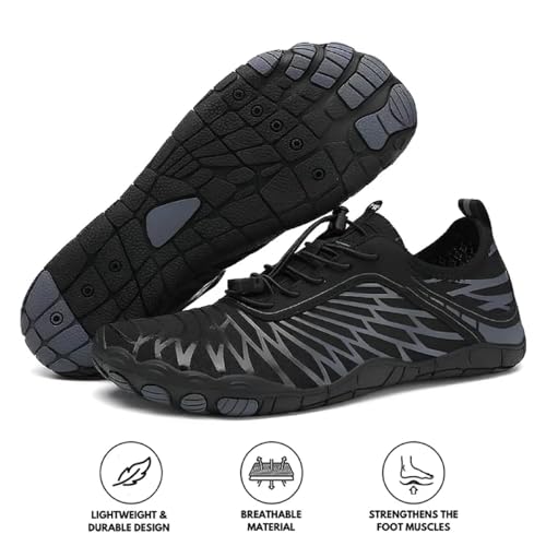 Hike Footwear Wide Toe Box Non-Slip Waterproof Barefoot Shoes - Image 2