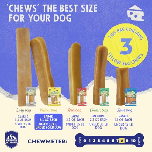 Himalayan Dog Chew Yak Cheese Dog Chew, 3 XL Sticks - Image 4