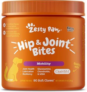 Zesty Paws Hip And Joint Supplement For Dogs