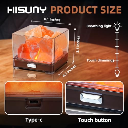 HISUNY Himalayan Salt Lamp With Smart Heating - Image 5