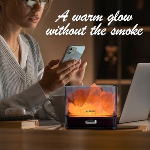 HISUNY Smart Heating Essential Oil Himalayan Lamp - Image 4